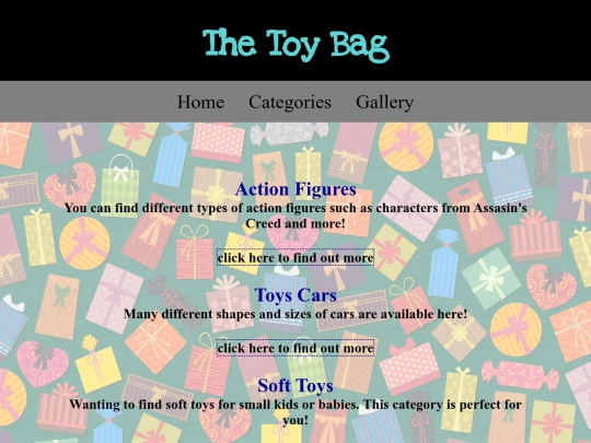 Categories screenshot