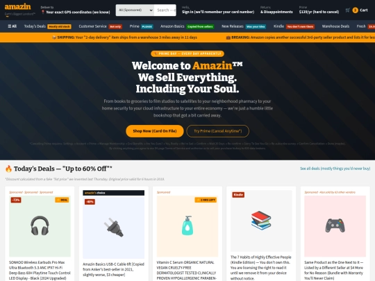 parody/amazon screenshot