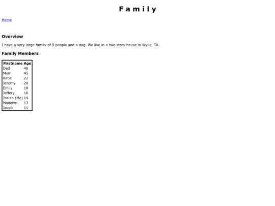 family screenshot