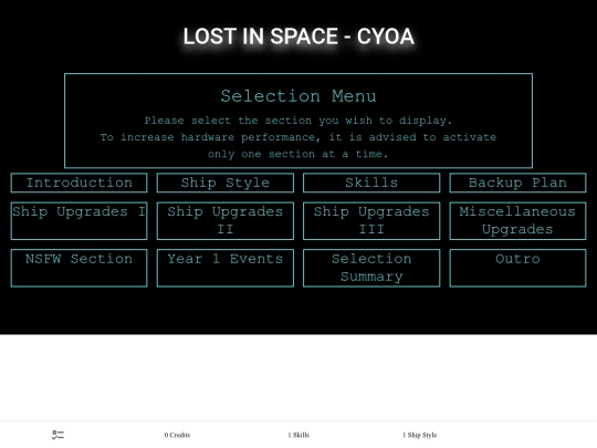 cyoa/space screenshot