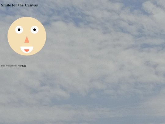 Kseniya/FinalProject/SmilefortheCanvasAssignment screenshot