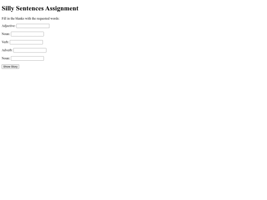 Kseniya/SillySentences screenshot
