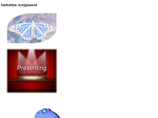 TheImitationAssignment screenshot