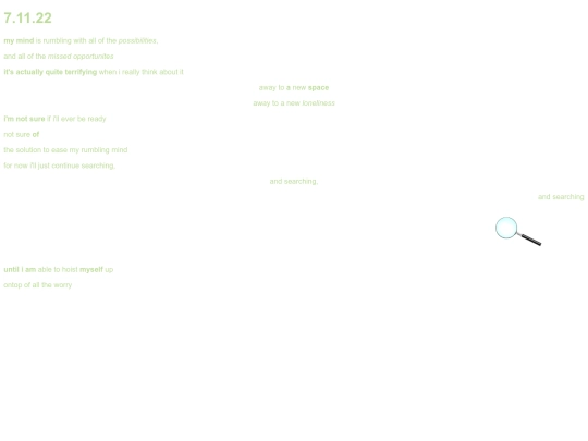streamofconciousness/awaytoanewloneliness screenshot