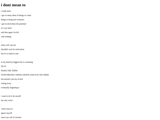 streamofconciousness/dontmeanto screenshot