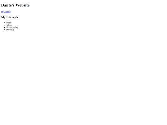 index screenshot