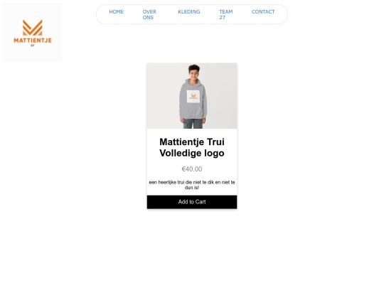 kleding/mattientje screenshot