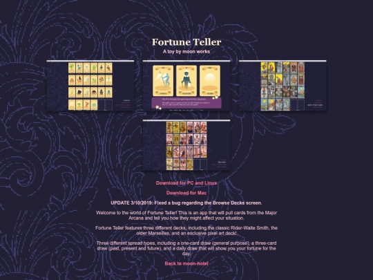 works/fortuneteller screenshot