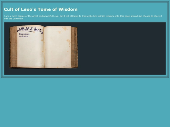 home/cult_of_lexo screenshot
