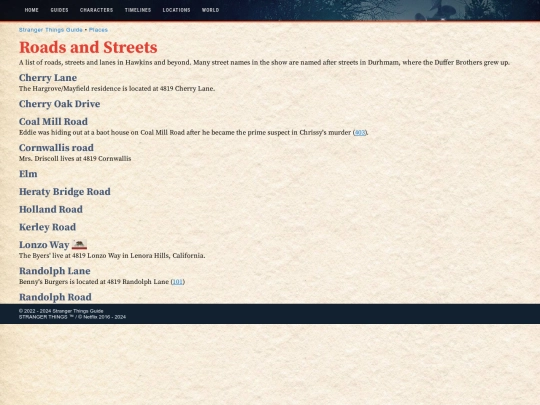 places/roadsandstreets screenshot