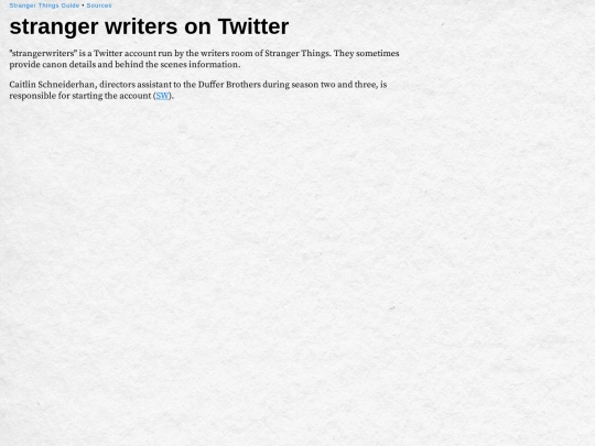 sources/strangerwriters screenshot
