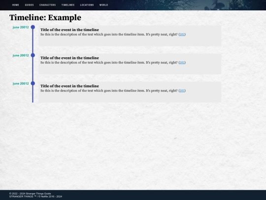 timeline/test screenshot