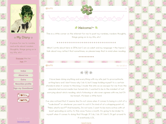 blog screenshot