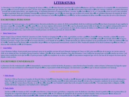 LITERATURA screenshot