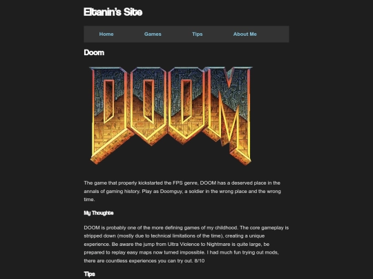 games/doom screenshot