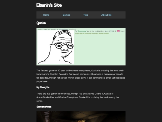games/quake screenshot