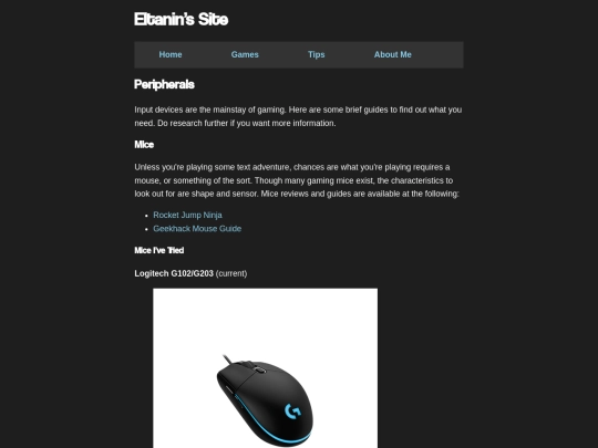 tips/peripherals screenshot