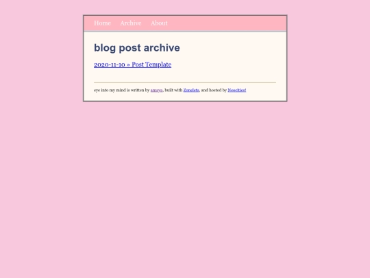 archive screenshot