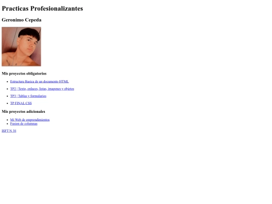 index screenshot