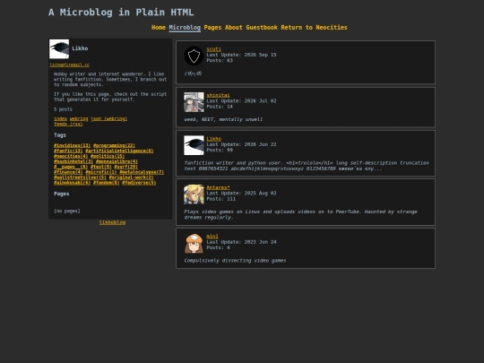 microblog/webring screenshot