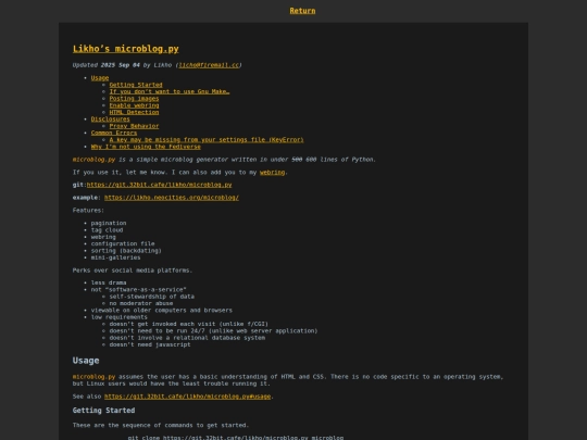 pages/likhos-microblog-py screenshot