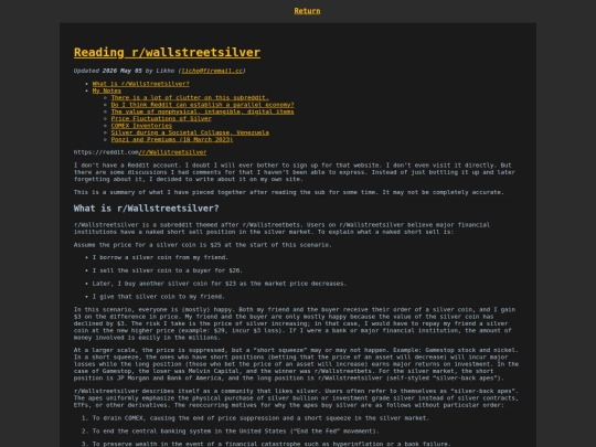 pages/reading-wallstreetsilver screenshot