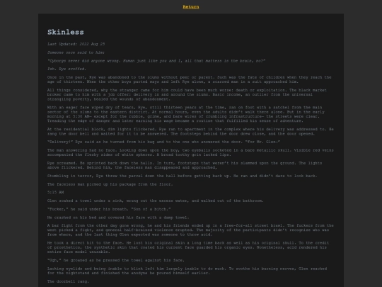 pages/skinless screenshot