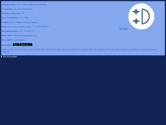 Company_info screenshot