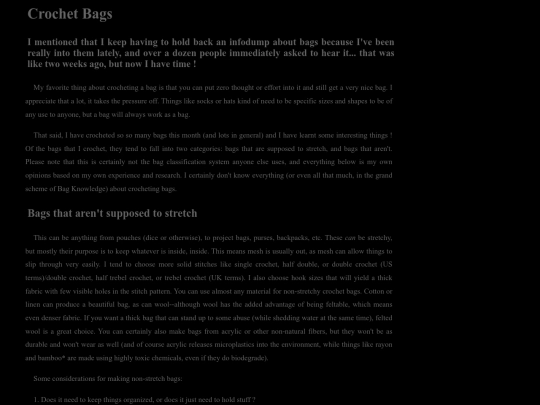 crochetbags screenshot