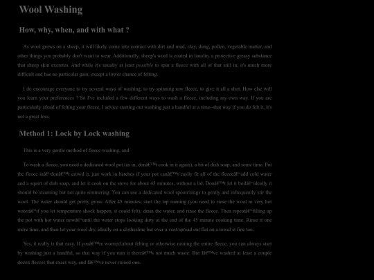 woolwashing screenshot
