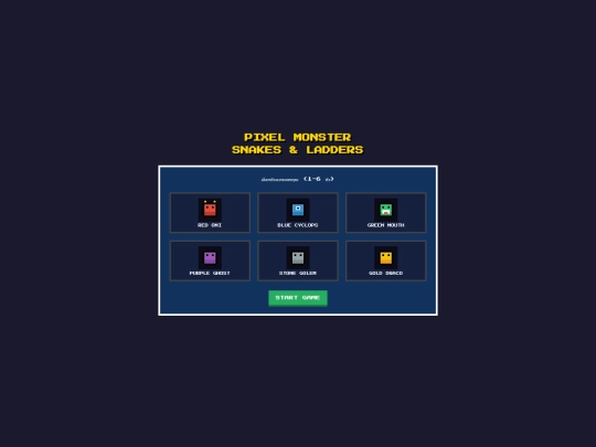PixelMonstersSnakesandLadders screenshot