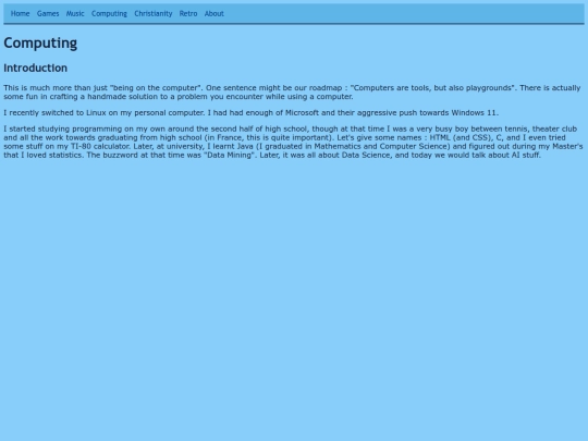 computing screenshot