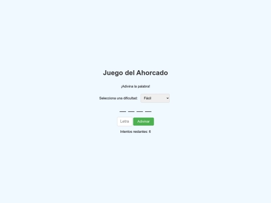 juego divertido/Ahorcado screenshot