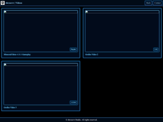videos/home screenshot