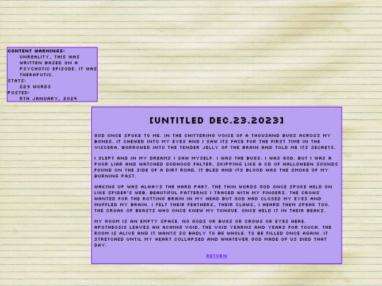 writing/god screenshot