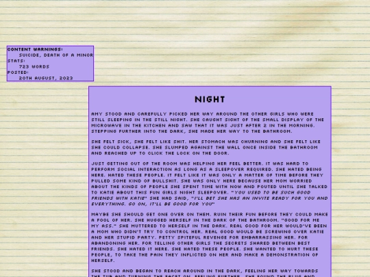 writing/night screenshot