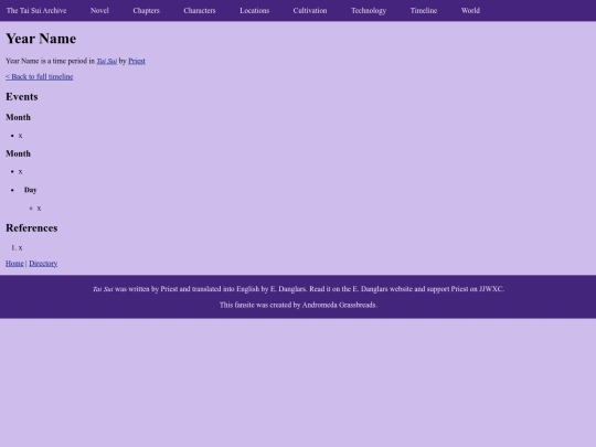 templates/timeline-year-template screenshot