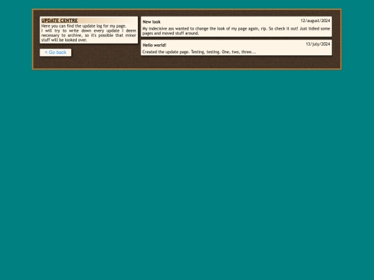 updates screenshot
