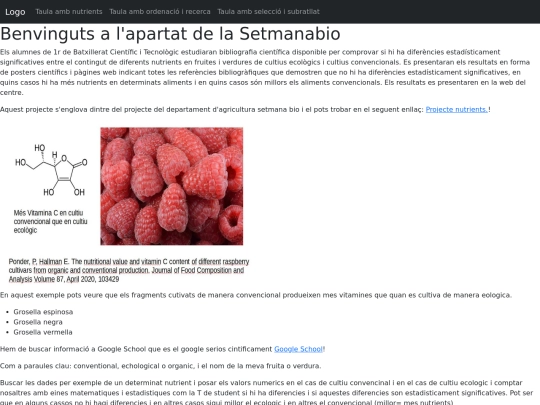 Programació/setmanabio screenshot