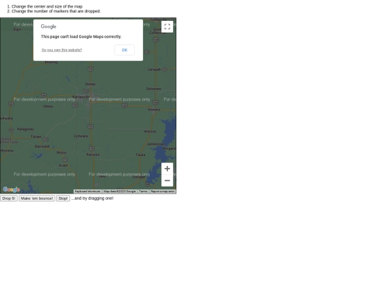 GEOG3530/code22/22_01b_Dropping_Bouncing_Markers screenshot