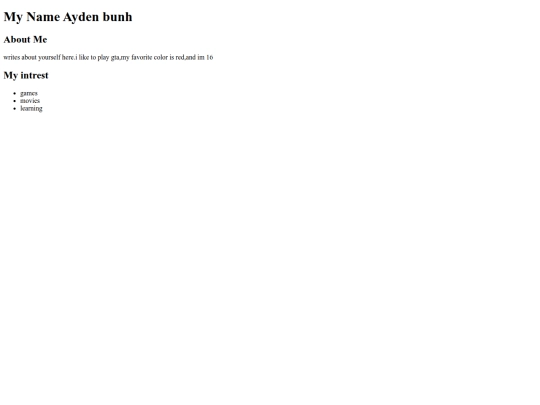index screenshot