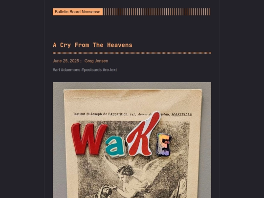 bulletin-board-nonsense/post/a-cry-from-the-heavens screenshot