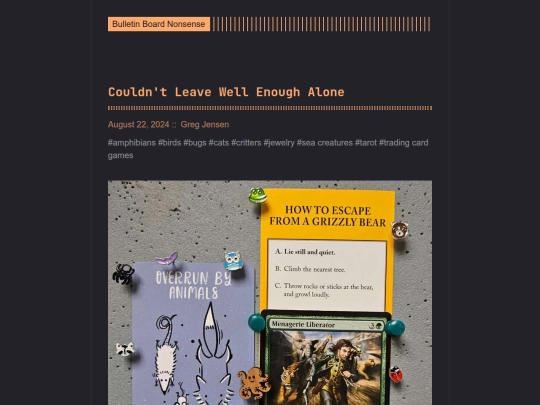 bulletin-board-nonsense/post/couldnt-leave-well-enough-alone screenshot