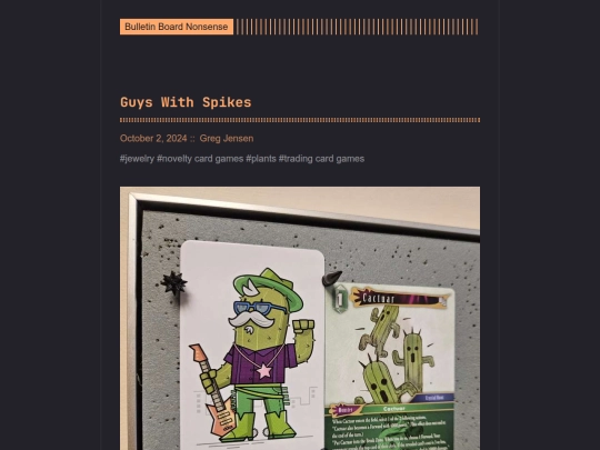 bulletin-board-nonsense/post/guys-with-spikes screenshot