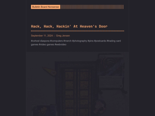 bulletin-board-nonsense/post/hack-hack-hackin-at-heavens-door screenshot