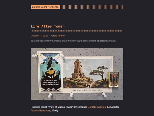 bulletin-board-nonsense/post/life-after-tower screenshot
