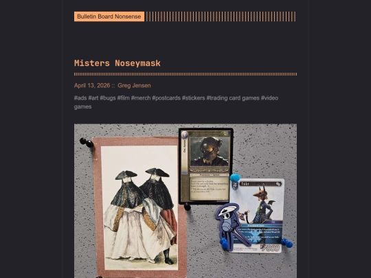 bulletin-board-nonsense/post/misters-noseymask screenshot