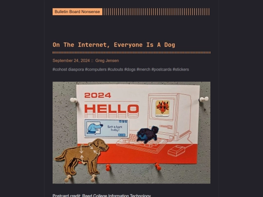 bulletin-board-nonsense/post/on-the-internet-everyone-is-a-dog screenshot