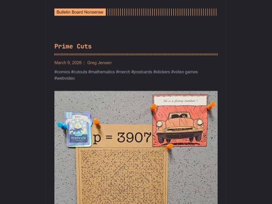 bulletin-board-nonsense/post/prime-cuts screenshot