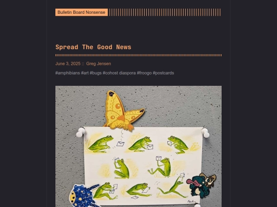 bulletin-board-nonsense/post/spread-the-good-news screenshot